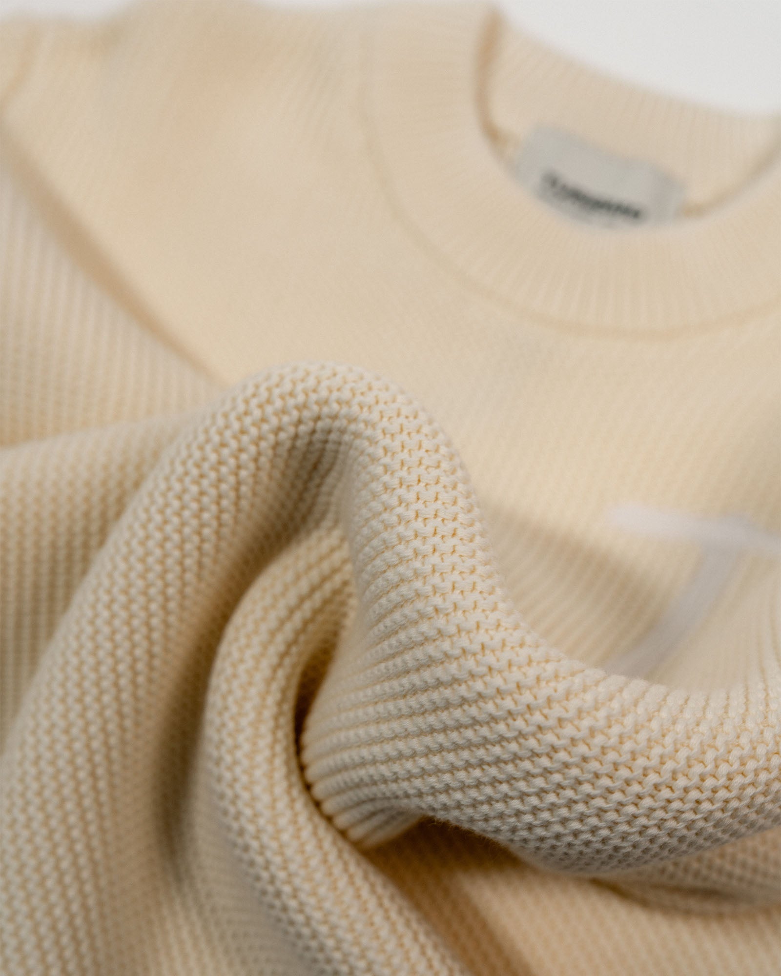 Pull maille - Crème