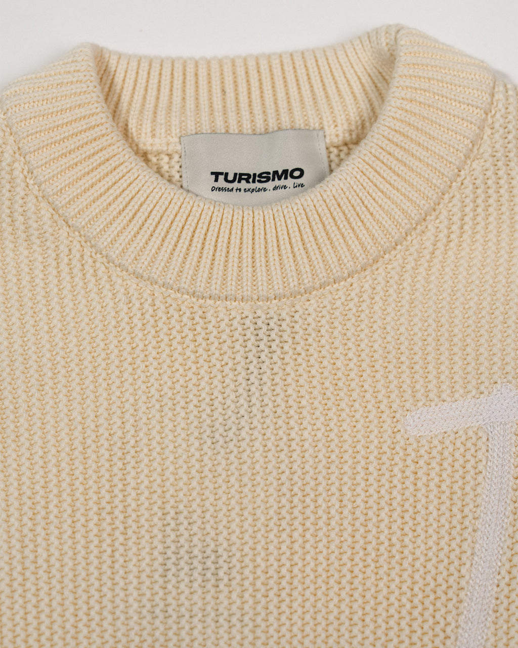Pull maille - Crème