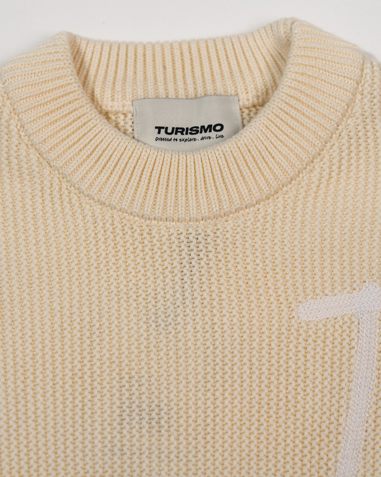 Pull maille - Crème