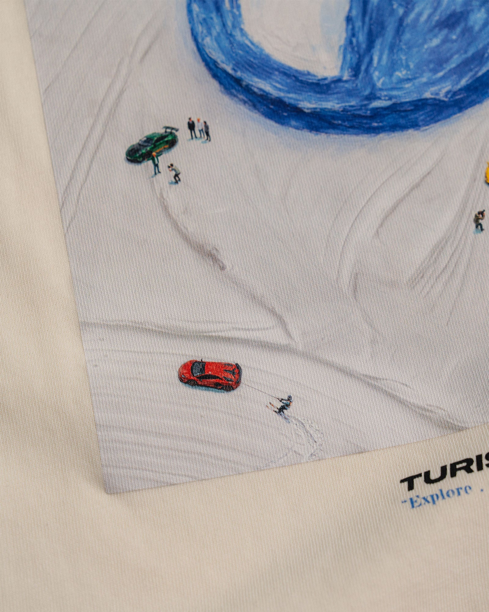 T-shirt Turismo Snow - Crème