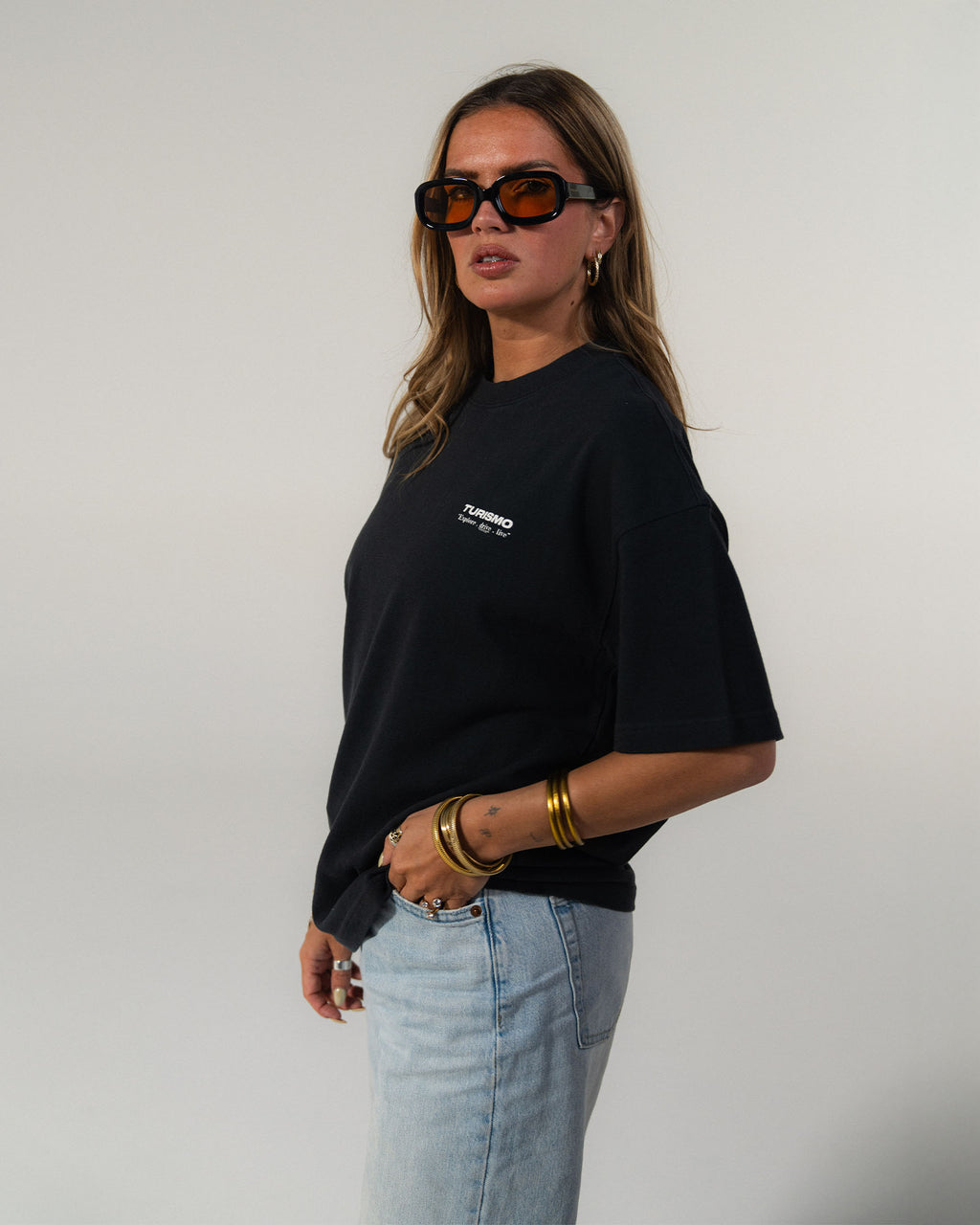 T-shirt Turismo Snow - Anthracite