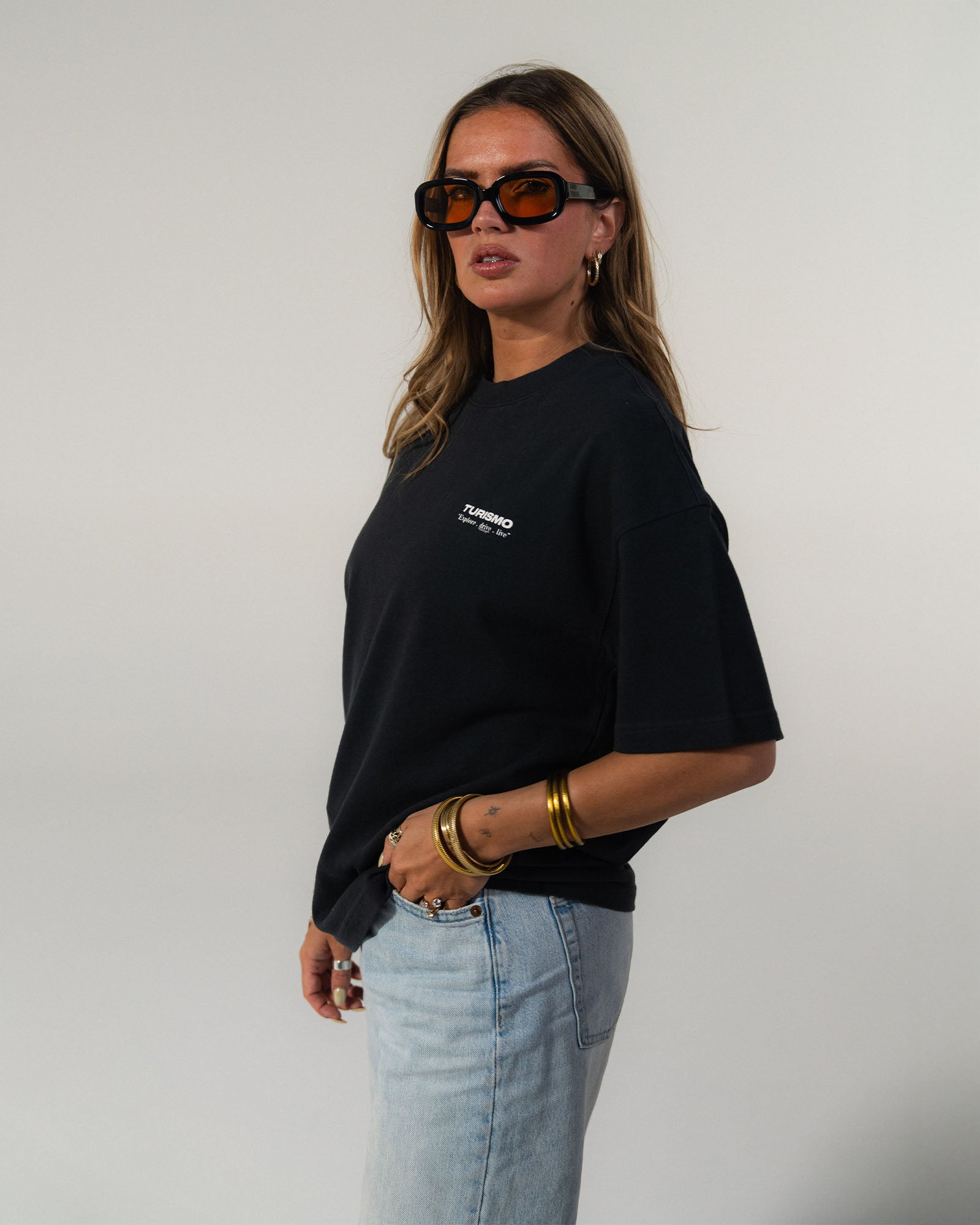 T-shirt Turismo Snow - Anthracite