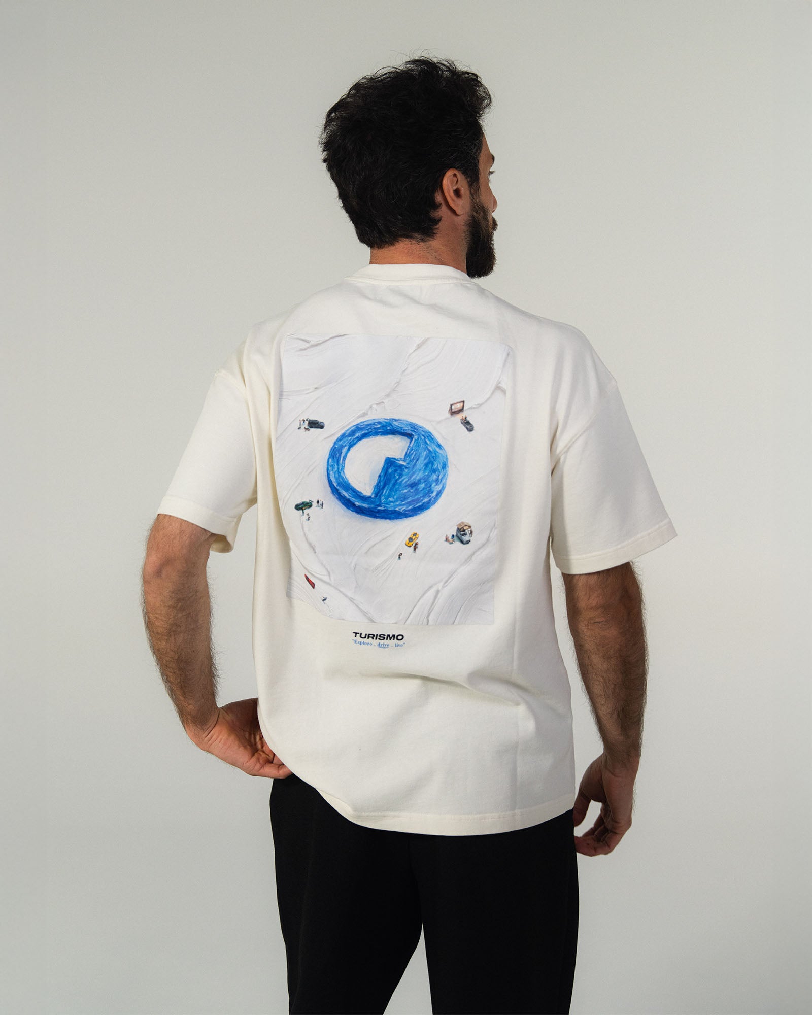 T-shirt Turismo Snow - Crème