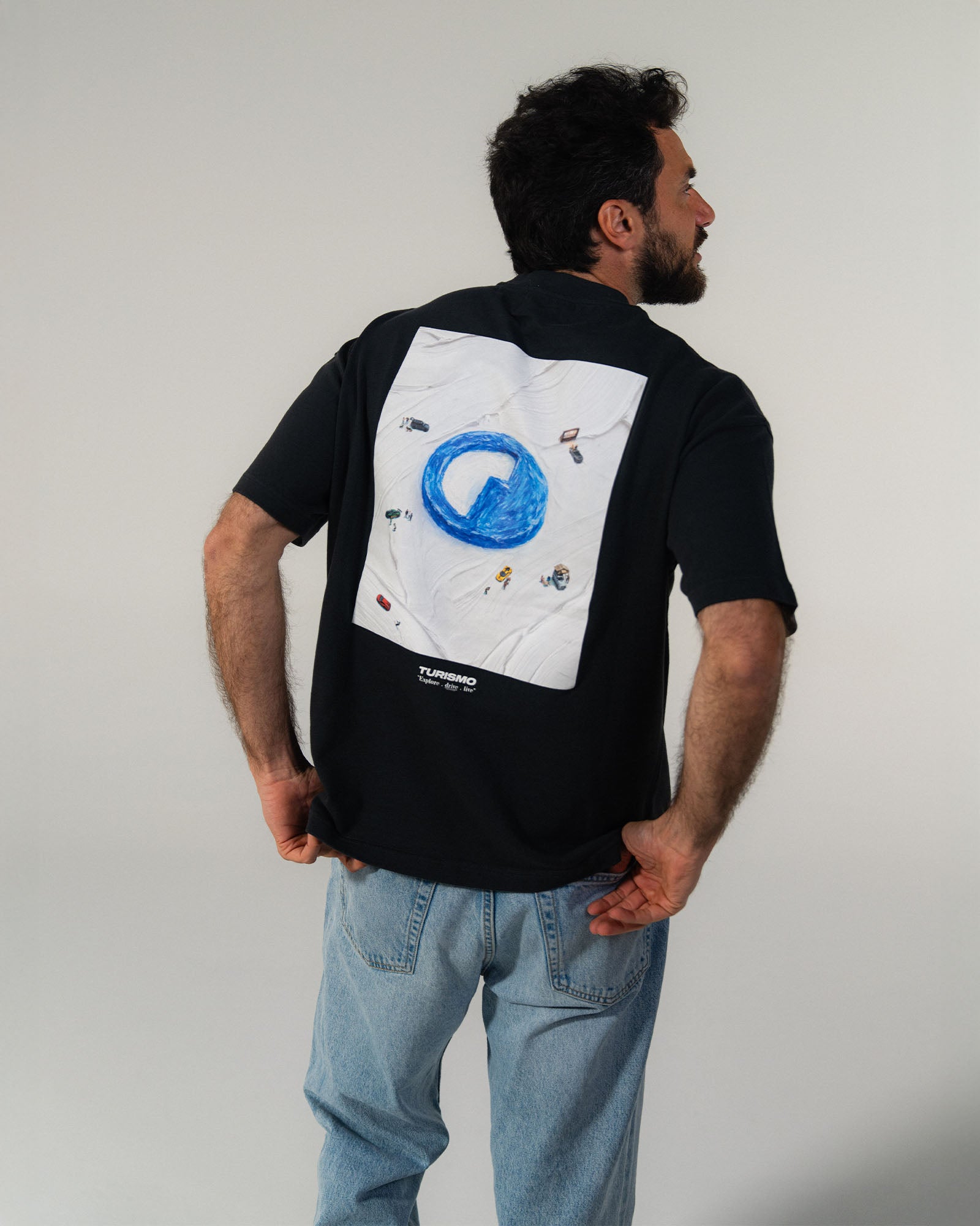 T-shirt Turismo Snow - Anthracite