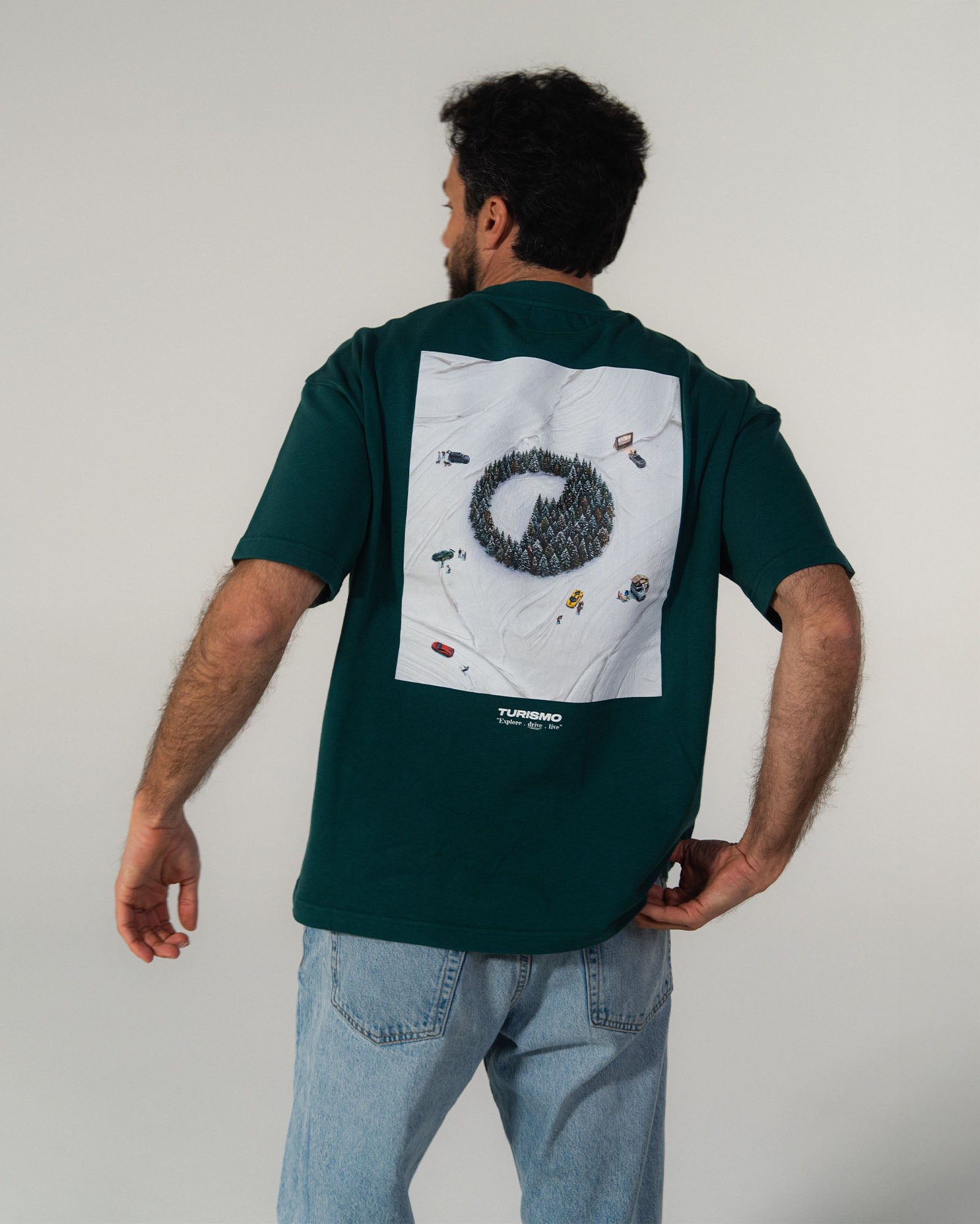 T-shirt Turismo Snow - Vert