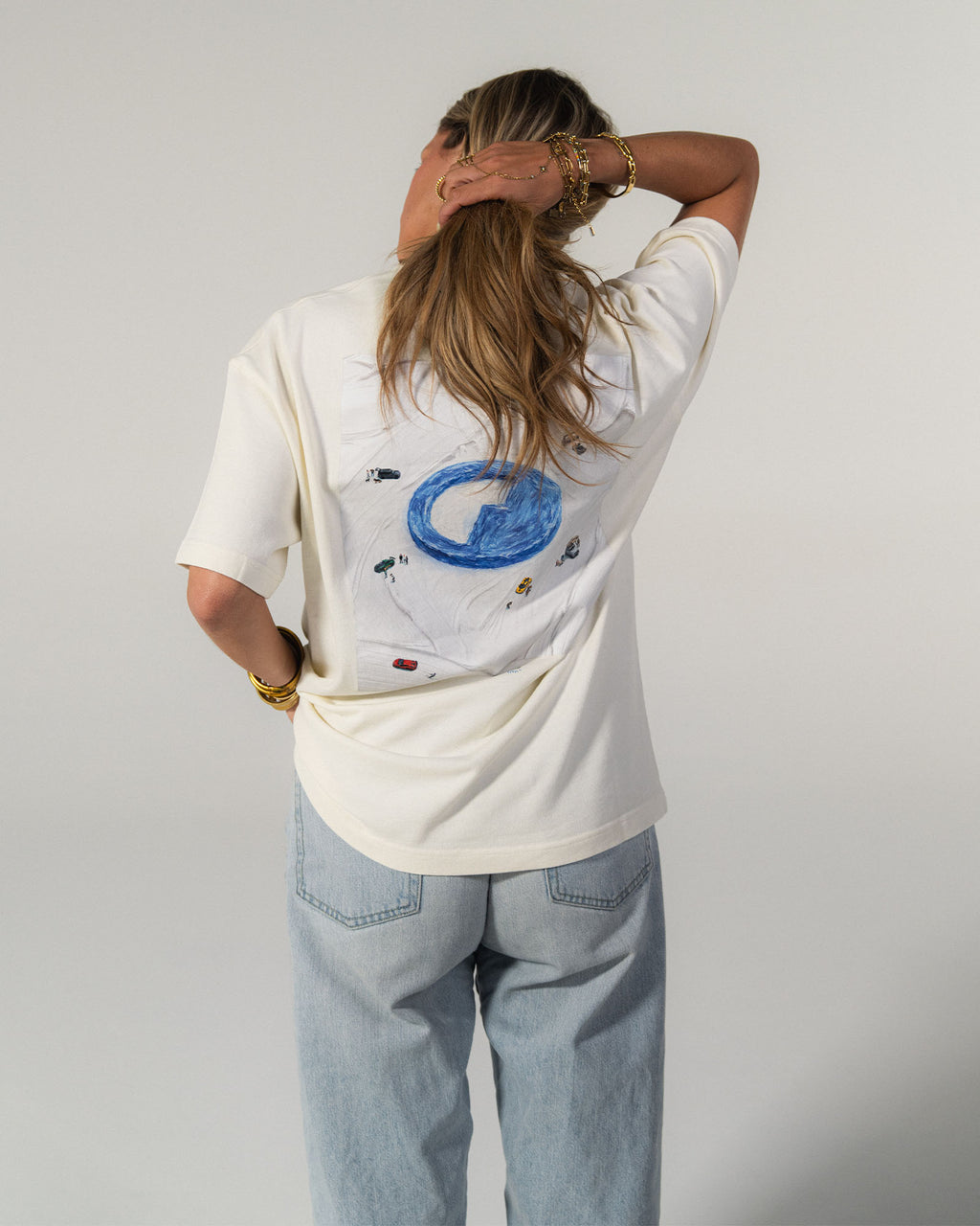 T-shirt Turismo Snow - Crème