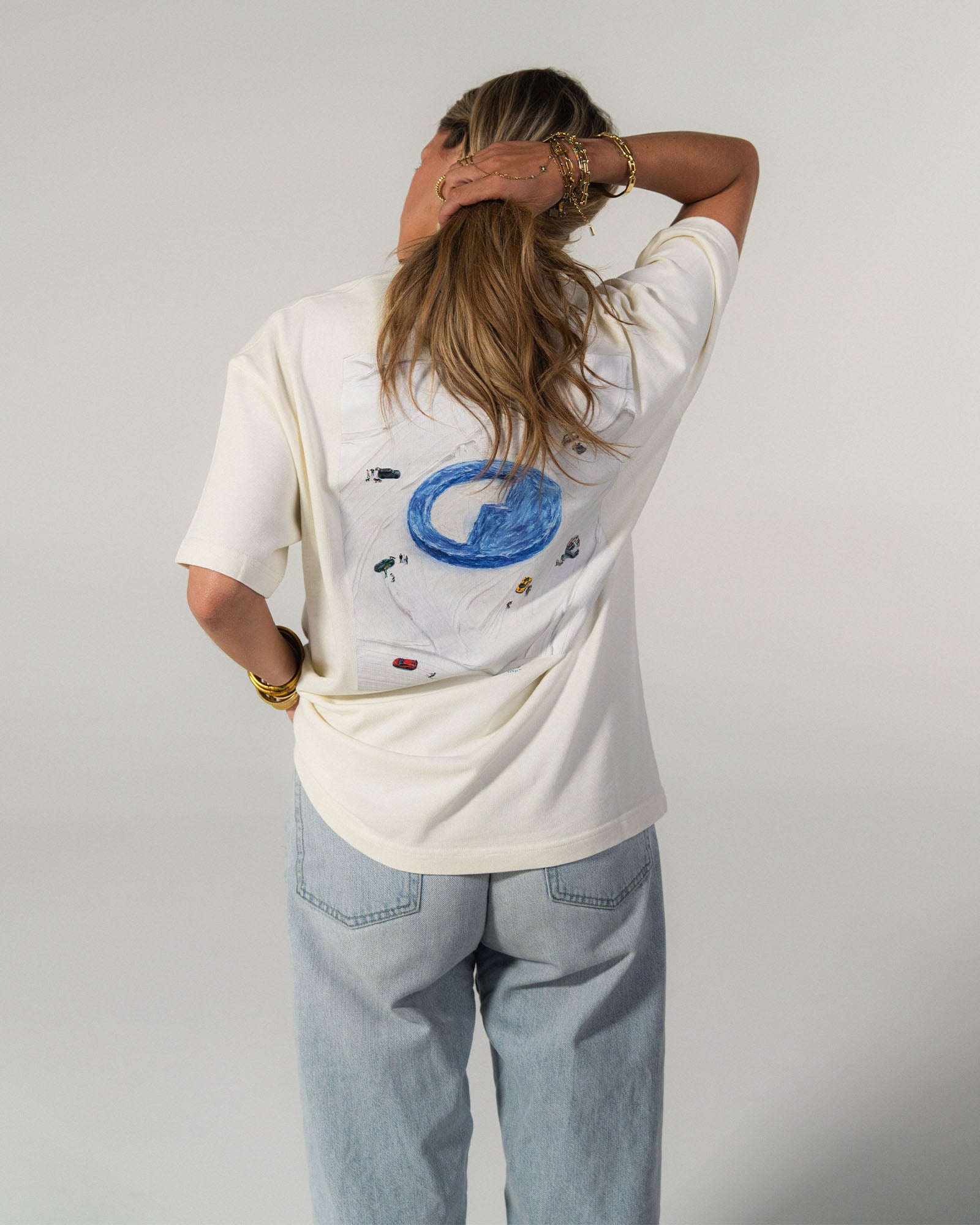 T-shirt Turismo Snow - Crème