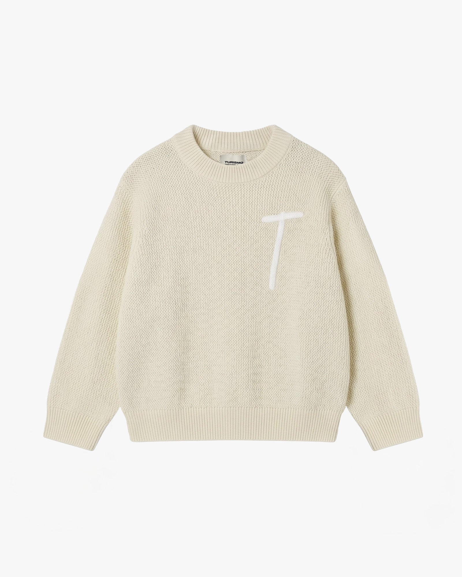 Pull maille - Crème