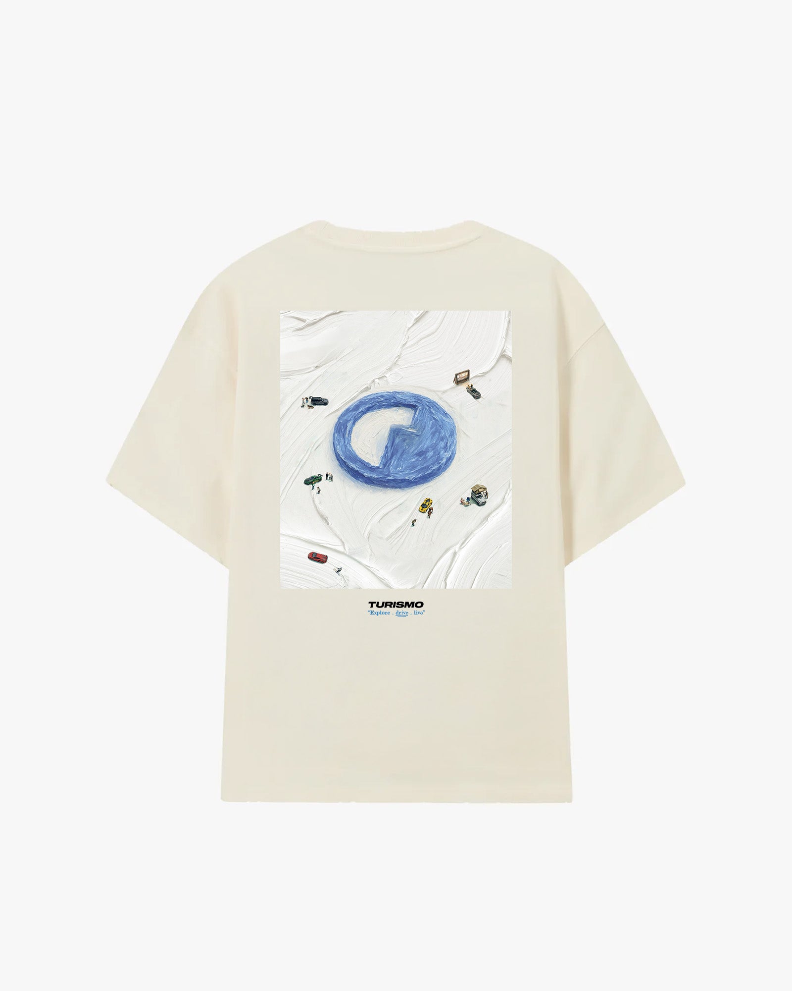 T-shirt Turismo Snow - Crème
