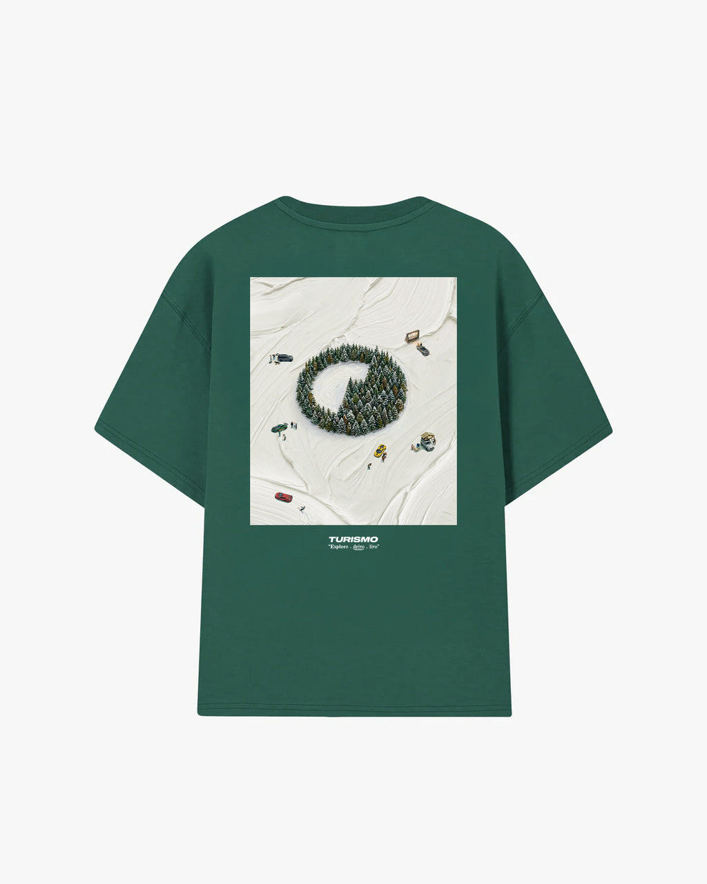 T-shirt Turismo Snow - Vert