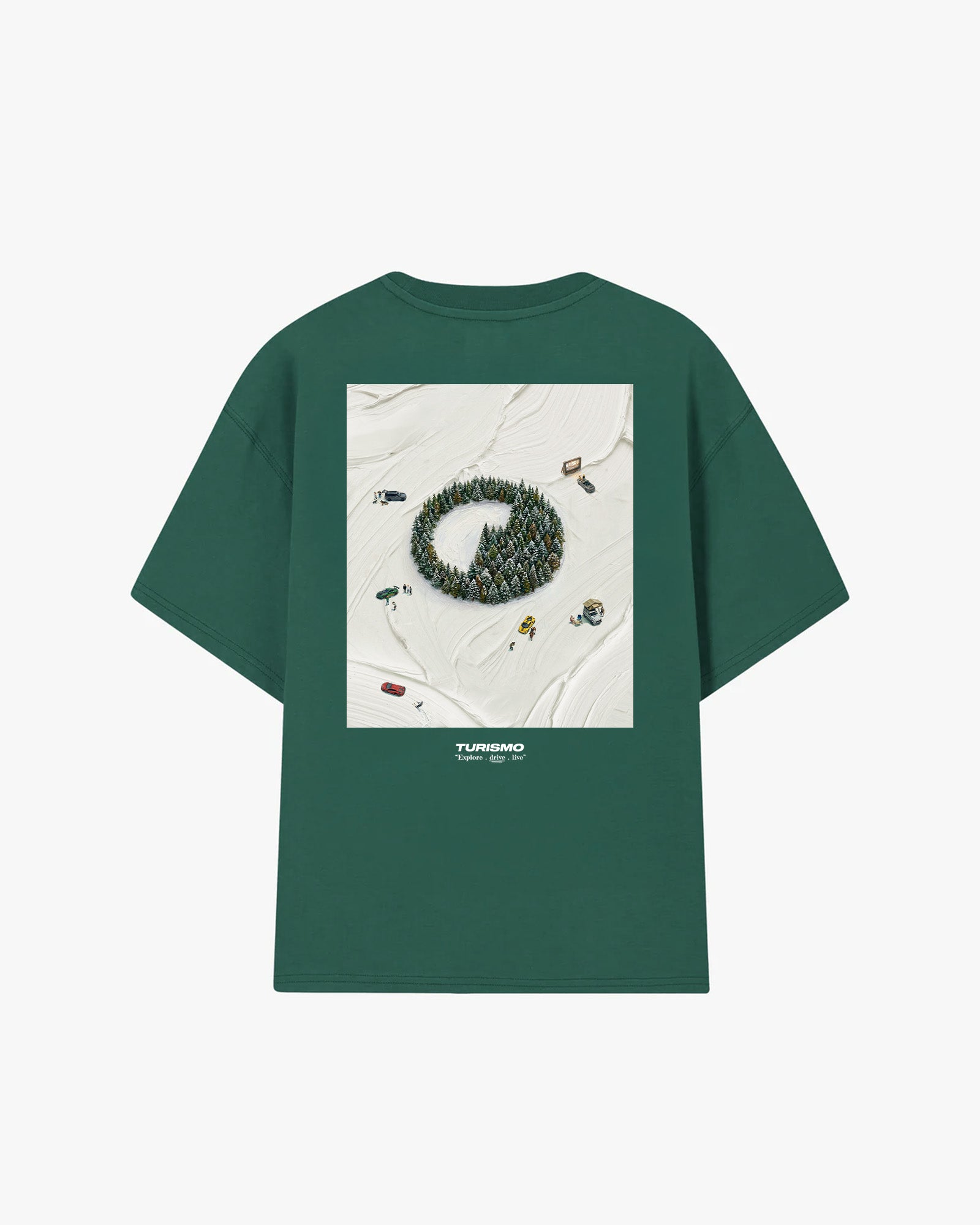 T-shirt Turismo Snow - Vert
